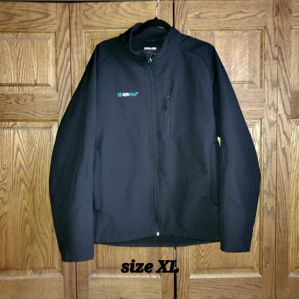 Kirkland Korpack Signature Gorpcore‎ Lined Jacket Full Zip Black Athletic XL